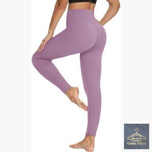 High Waisted Yoga Leggings Tummy Control Compression Workout Pants